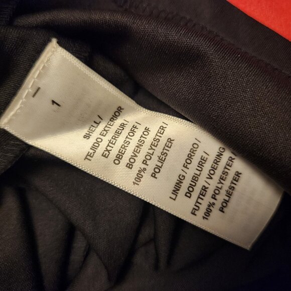 Adrianna Papell Black Off The Shoulder Beaded Floral Evening Dress Size 6 - Picture 10 of 10